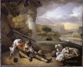 Weenix Jan Landscape with Shepherd Boy